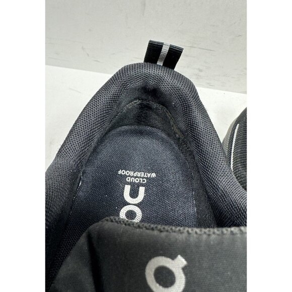 On Cloud 5 Waterproof Running Sneaker Shoes 59.98838 Women's Size 8.5 Black - Picture 9 of 10